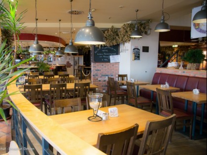 照片: Biergarten im Neufferpark